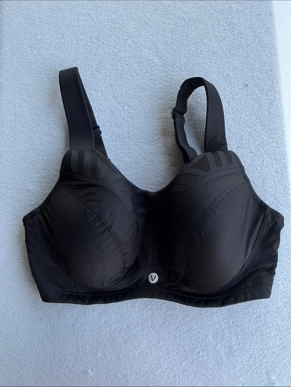 Lane Bryant Black Full Coverage Supportive Sports Bra